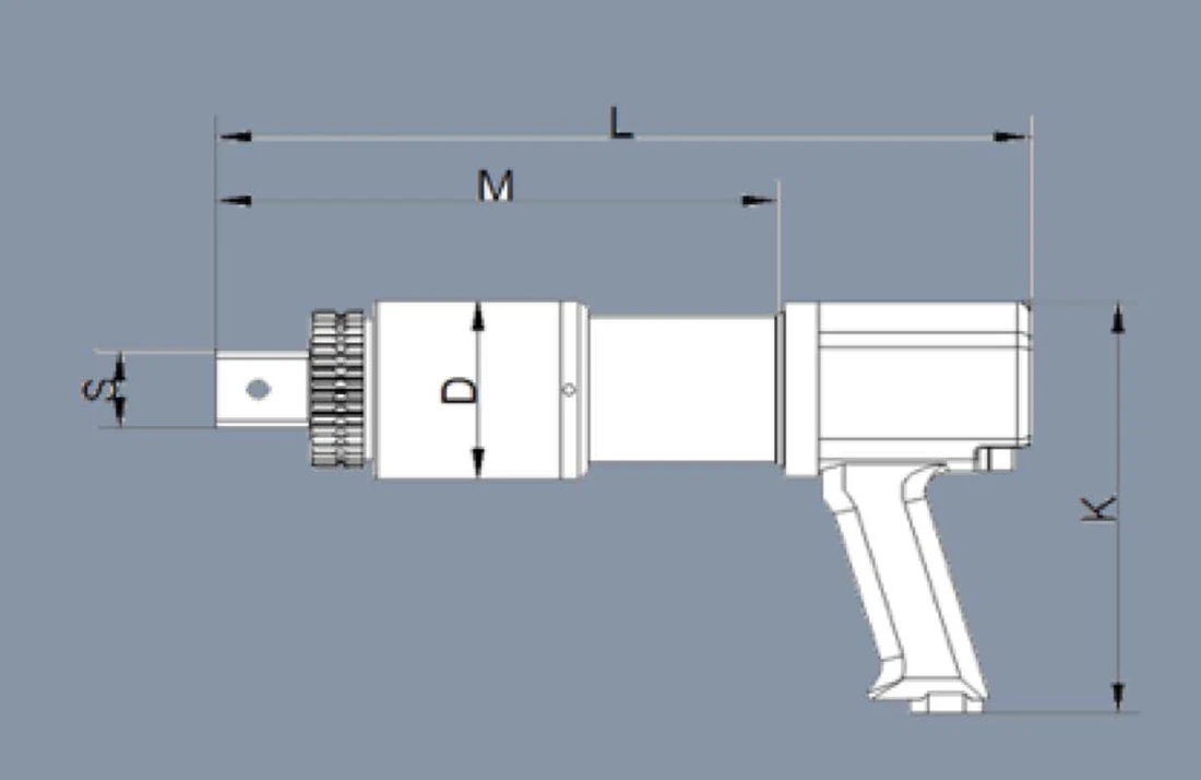 Dimensional drawing of the XTR with labelled dimensions